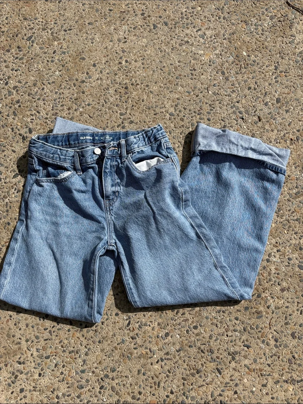 Old Navy Older Girls Baggy Wide Leg Jeans
